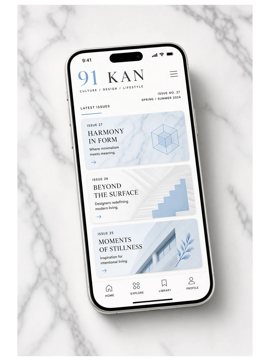 91 APP版面示意